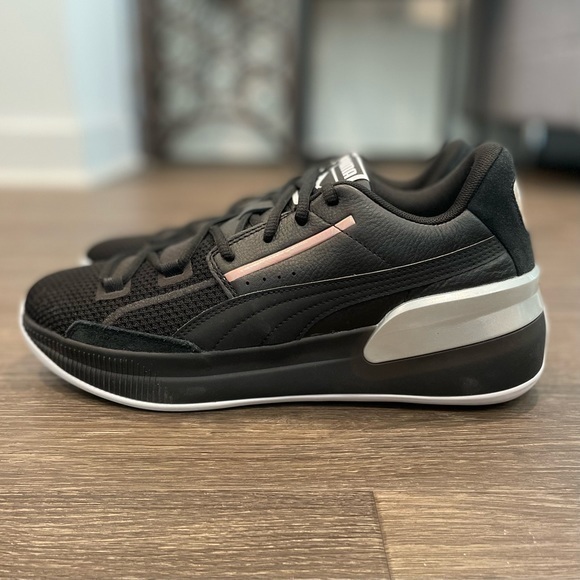 Puma Clyde Hardwood Metallic Sz 10